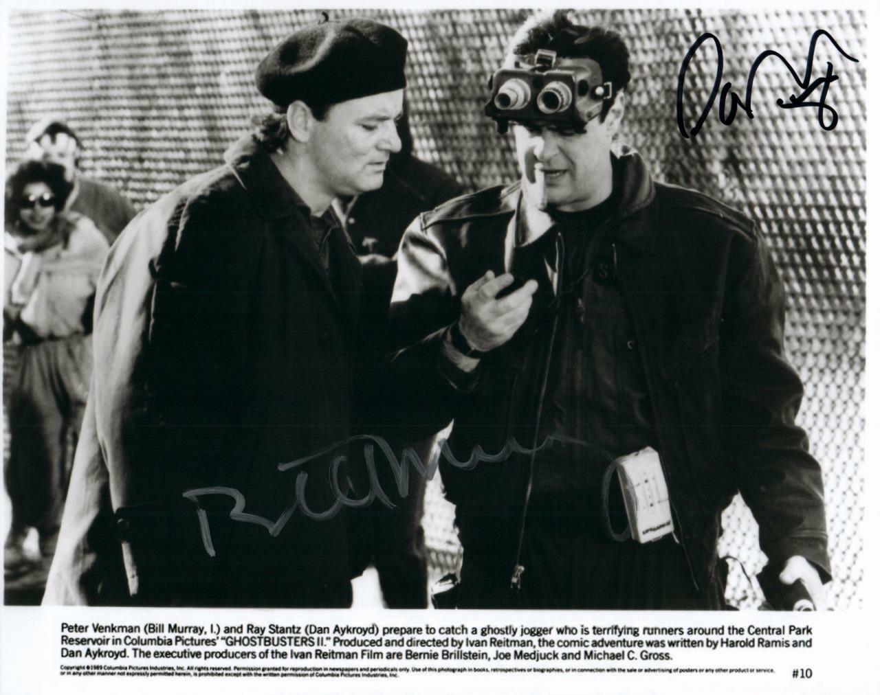 Bill Murray Dan Aykroyd Signed 8x10 Picture Autographed Photo Poster painting with COA