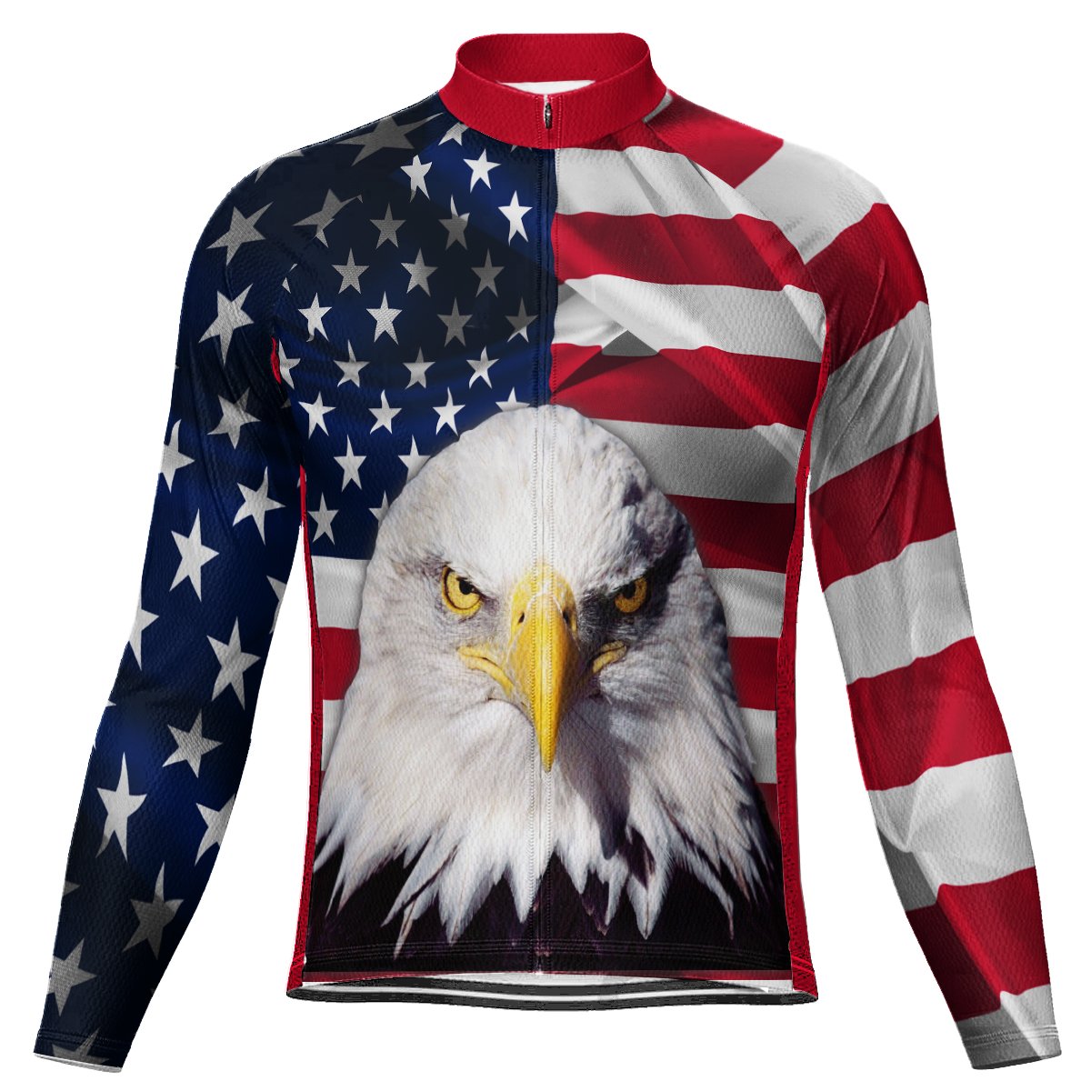 Customized Usa Winter Thermal Fleece Long Sleeve For Men | captainssportss.com