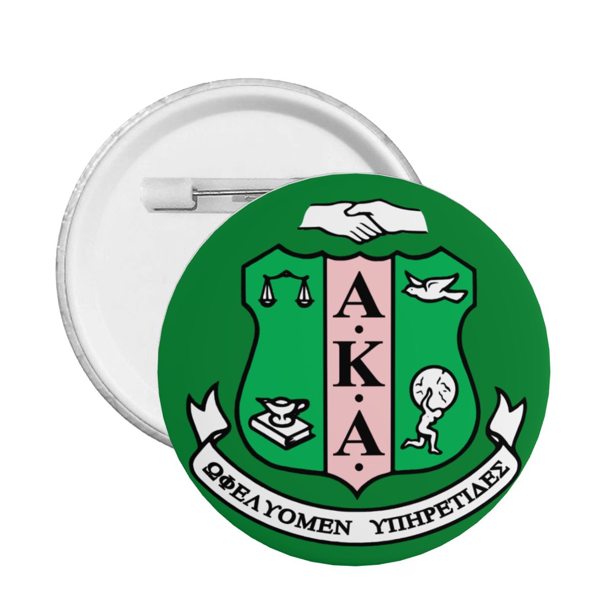 Round badge