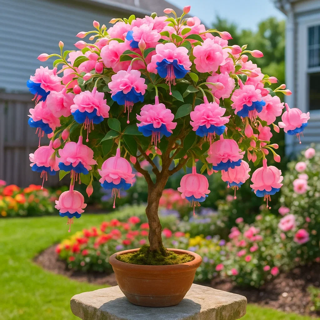 White blue-🔔Double Fuchsia Bulbs
