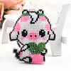Bead Embroidery - Cow Beaded Counted Cross Stitch Keyring