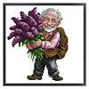 Grandpa Lavender-14CT Stamped Cross Stitch 21*21cm/8.27*8.27in tapestrymarket