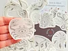 【12 PCS】Water Soluble Sea Animals Hand Embroidery Pattern,peel and stick paper for ornaments