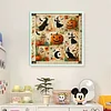 Patchwork Pumpkin Witch-11CT Stamped Cross Stitch 45*45cm/17.72*17.72in