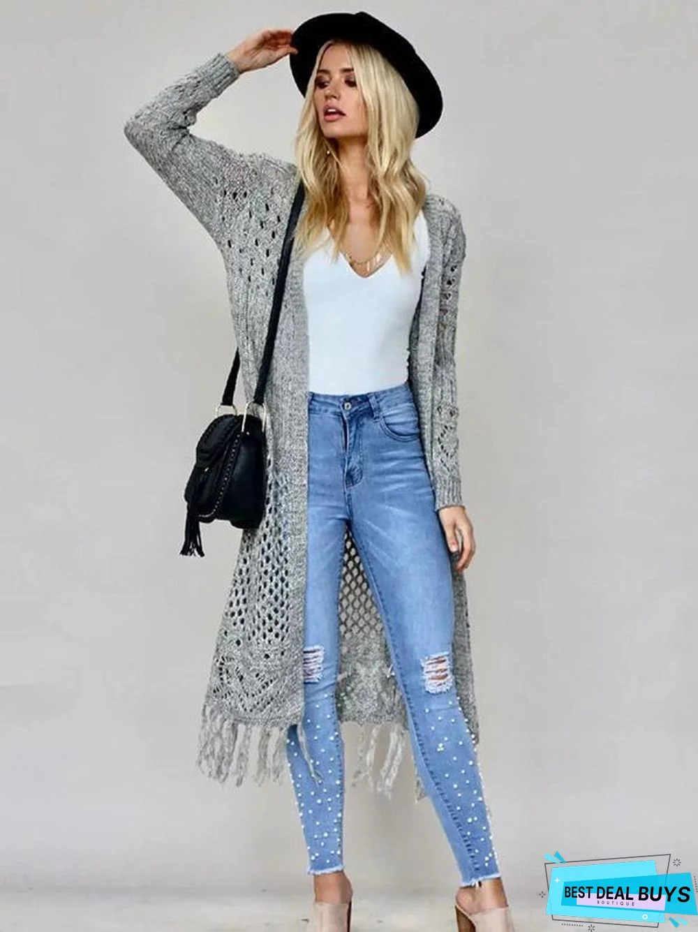 Fashion 2 Colors Sweater Cardigans Tops