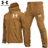 UNDER ARMOUR&reg; Men's Set Spring Fall 2024 - New Waterproof Tactical Hoodie (Two-piece Jacket + Pants Set)