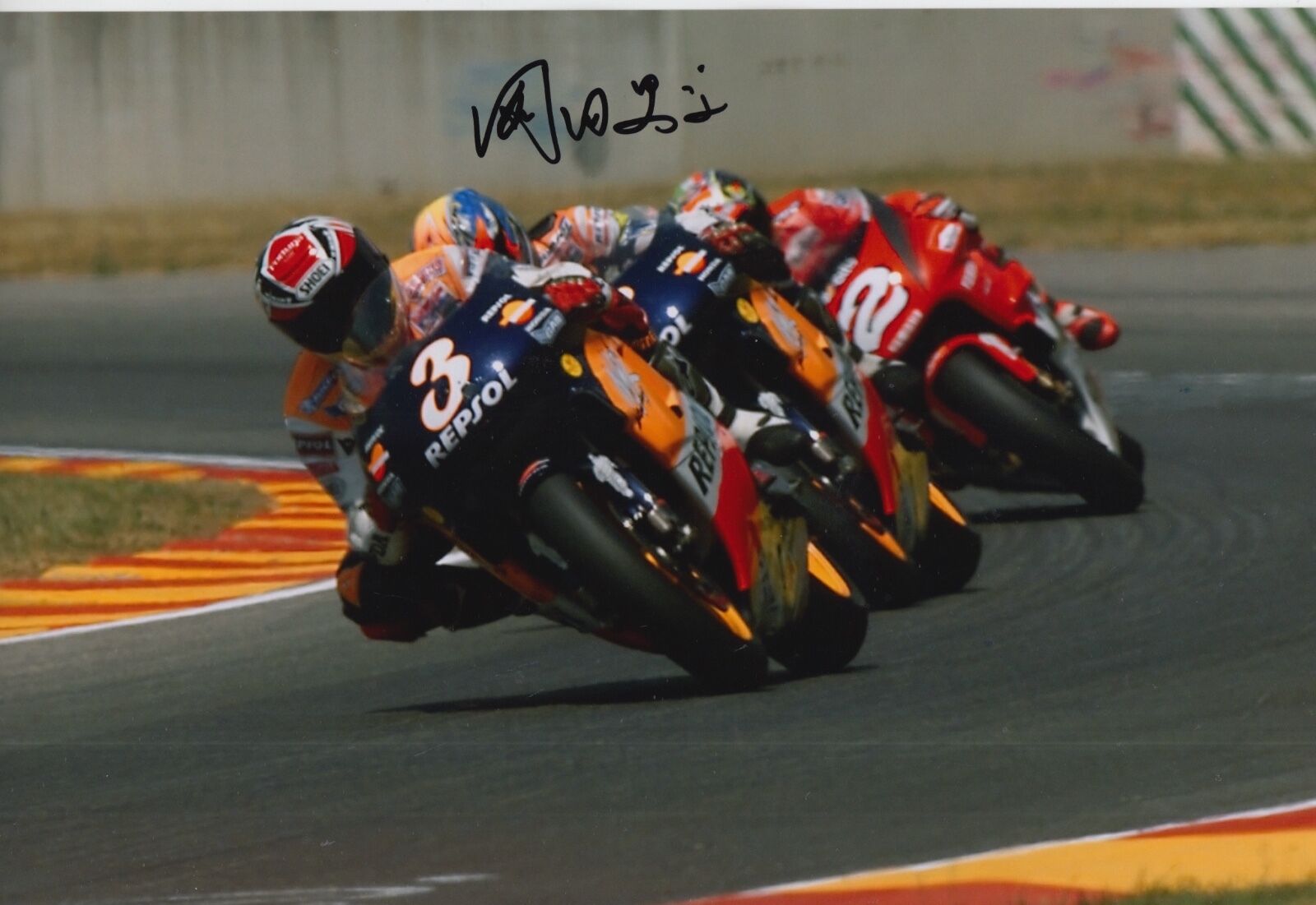 Tadayuki Okada Hand Signed Photo Poster painting 12x8 Repsol Honda MotoGP 2.