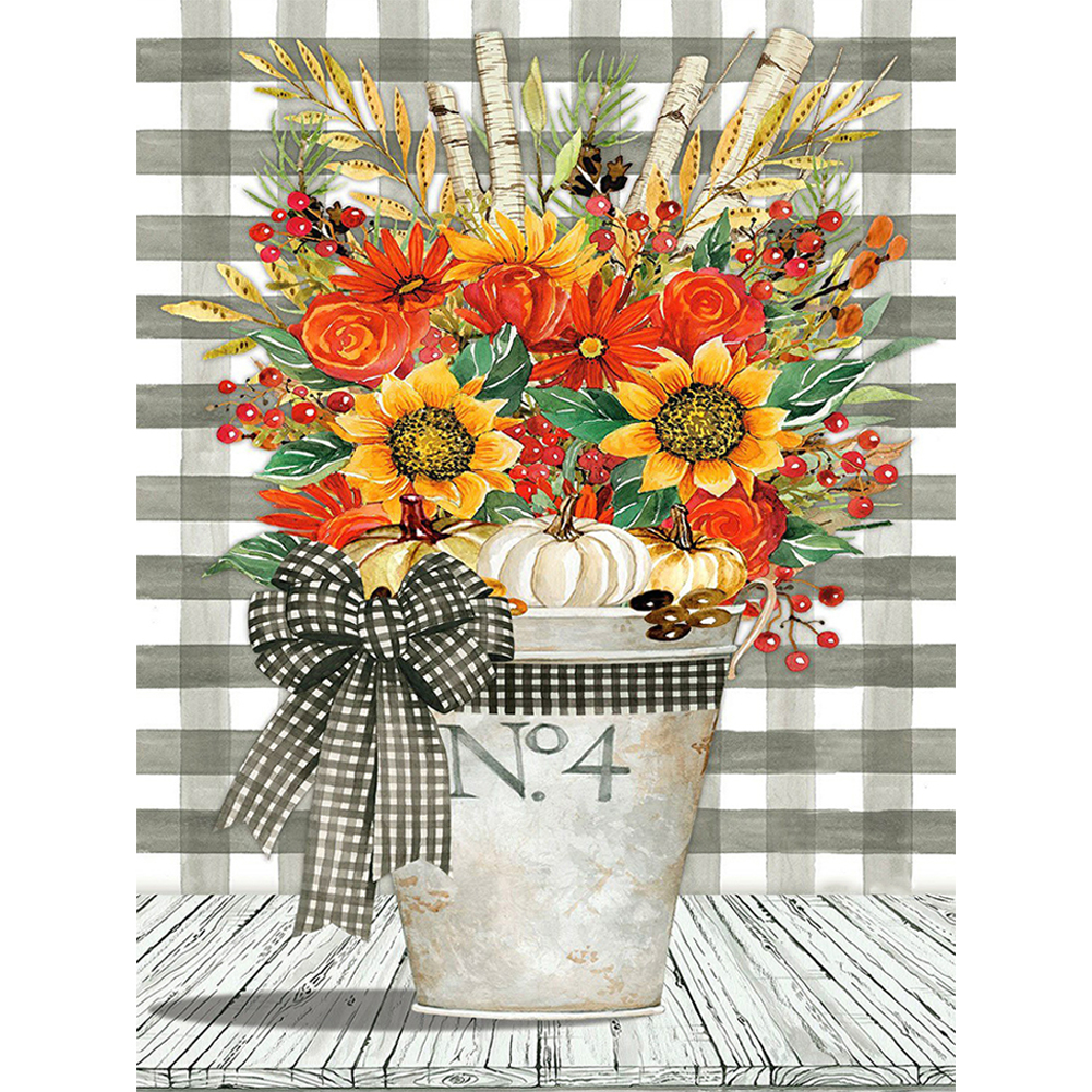 

Flower Bouquet - Round Drill Diamond Painting - 30*40CM, 501 Original