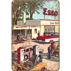 (Multi Style) esso tigre de p&eacute;trole - Panneaux en &eacute;tain m&eacute;tallique(30*40cm)