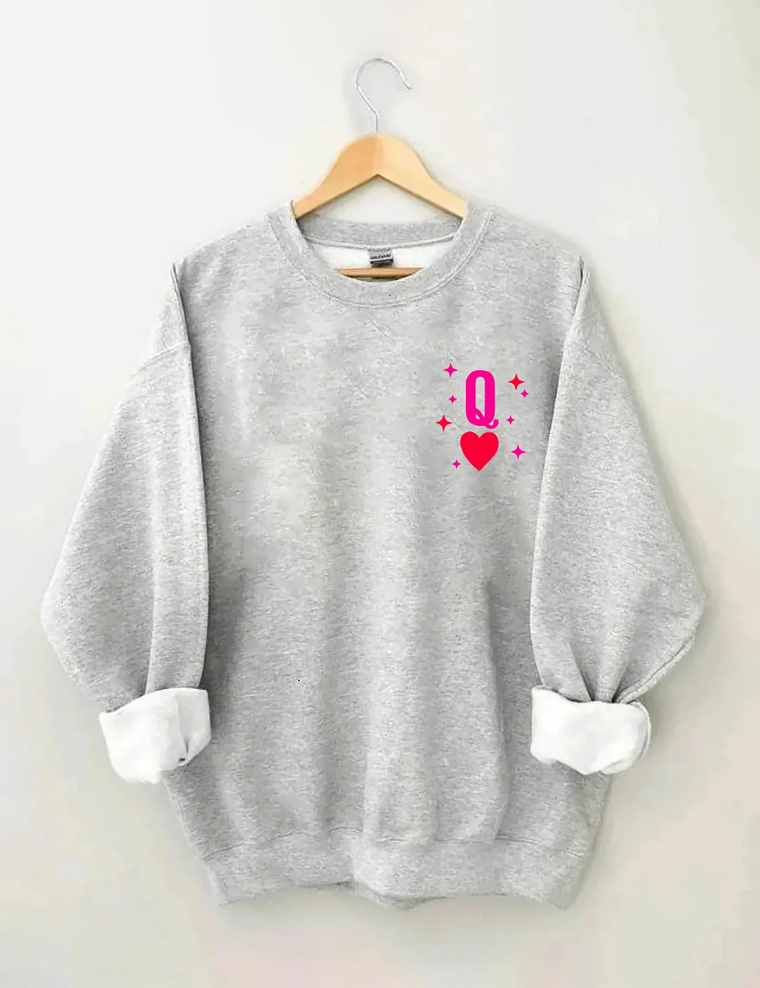  Queen Of Hearts Valentine's Day Sweatshirt 