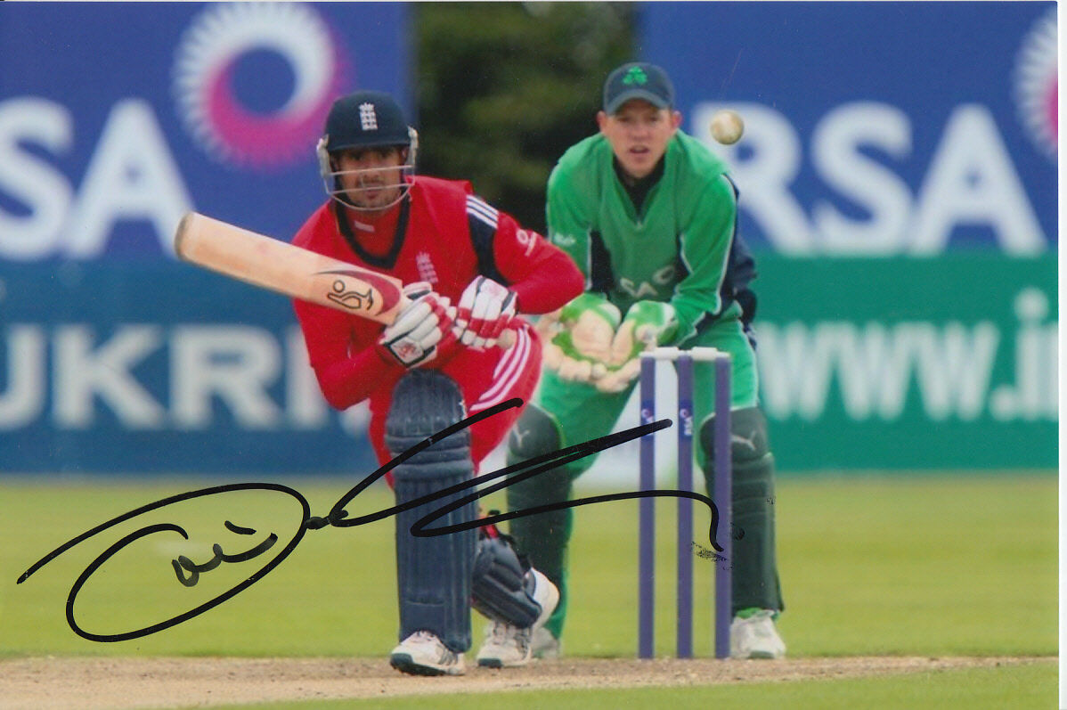 ENGLAND CRICKET HAND SIGNED OWAIS SHAH 6X4 Photo Poster painting 1.