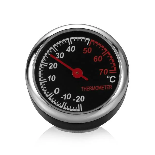 Mini Car Digital Clock Thermometer Hygrometer