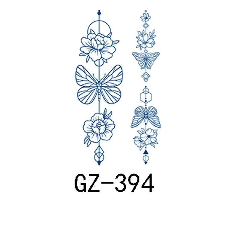 Net Red Herbal Juice Tattoo Sticker Semi-permanent Waterproof Sweat-proof Tattoo Masking Scar Temporary Tattoo