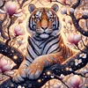 Diamond Painting -DIY Full Round Drill Tiger