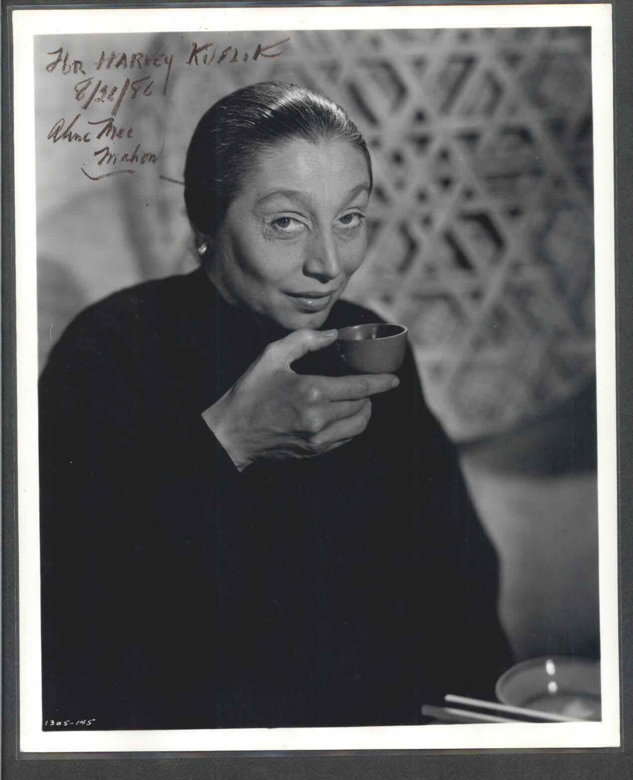 Aline MacMahon - Signed Vintage Celebrity Autograph Photo Poster painting - Dragon Seed