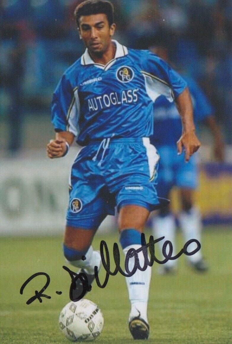 ROBERTO DI MATTEO HAND SIGNED 6X4 Photo Poster painting CHELSEA FOOTBALL AUTOGRAPH 3