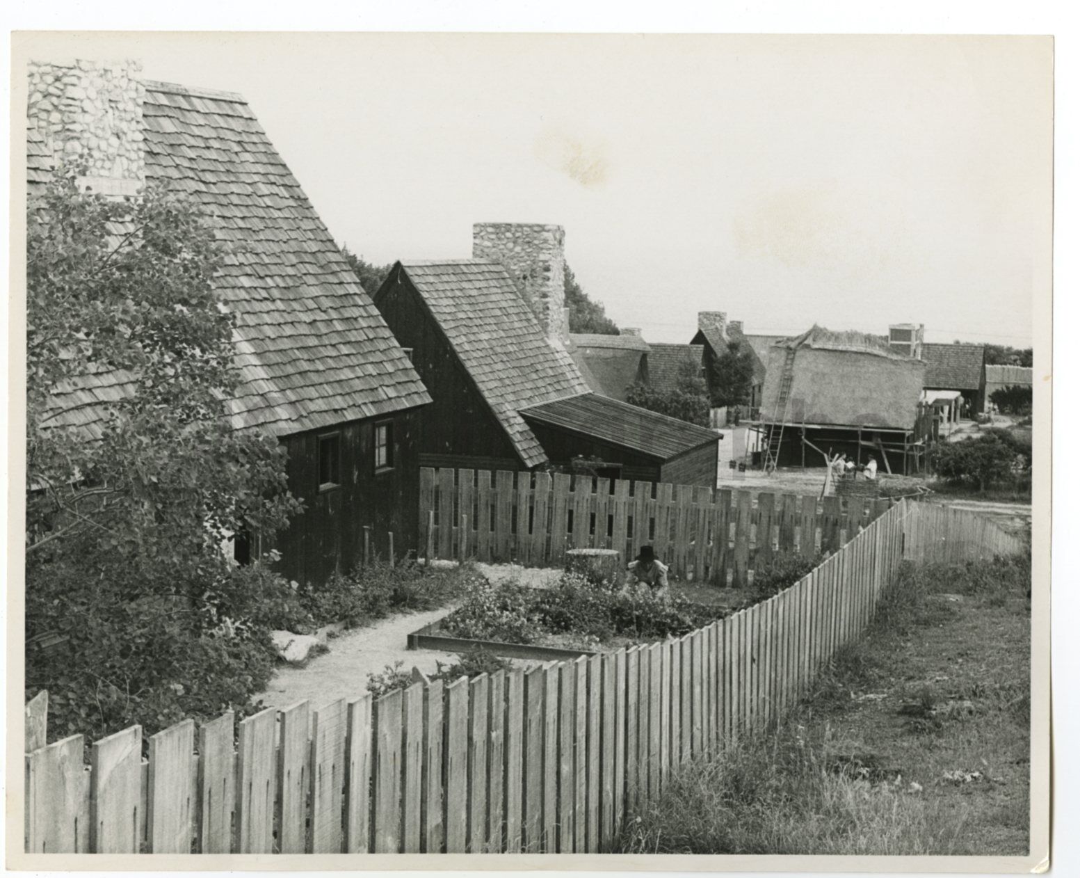 Massachusetts History - Plymouth Plantation - Vintage 8x10 Photo Poster paintinggraph