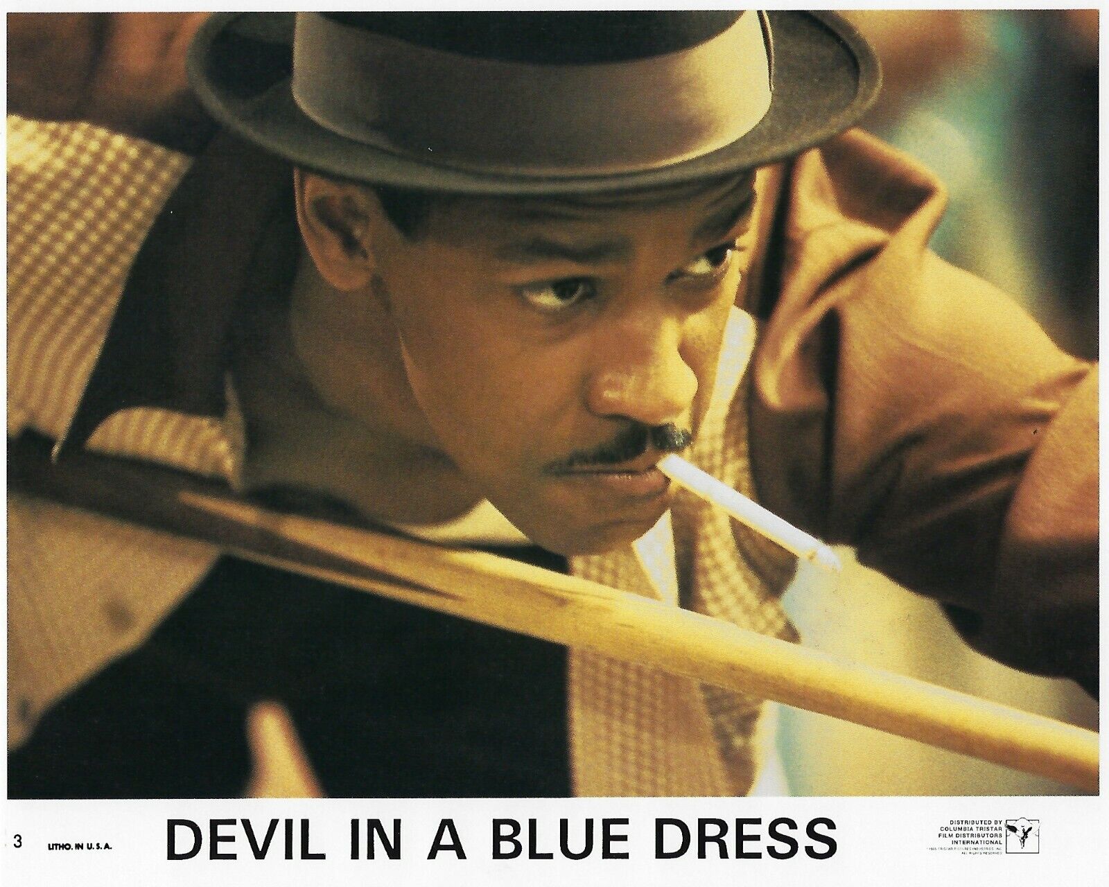 Devil In A Blue Dress Original 8x10 Lobby Card Poster Photo Poster painting 1995 Washington #3