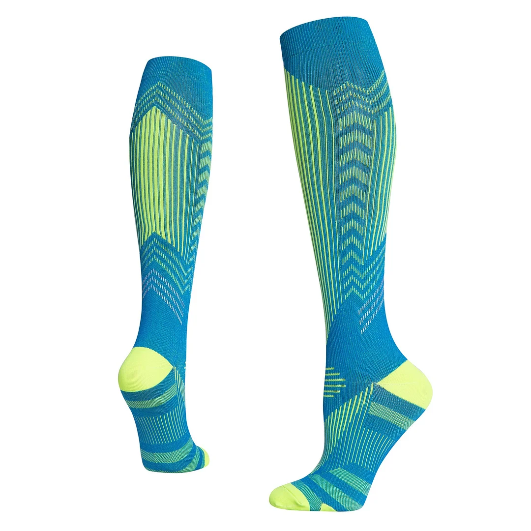 Reflective Knee High Compression Socks