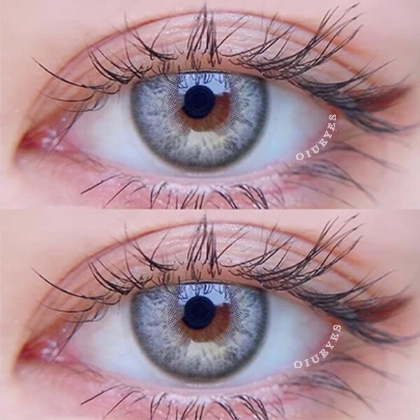 Rich Girl Grey Colored Contact Lenses Yearly