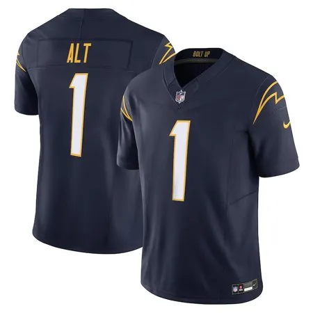 Men's Los Angeles Chargers Joe Alt  Navy 2024 NFL Draft First Round Pick Player F.U.S.E. Vapor Untouchable Limited Stitched Football Jersey