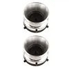 1 Pair Reel To Reel Tape Nab Hub Adapter Polished Aluminum Alloy 10 Inch Opener