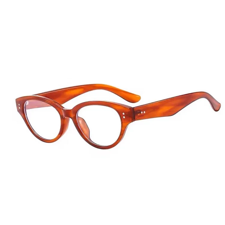 Retro Cat Eye Triangle Frame Glasses Women Y2K Harajuku Eyeglasses Reading Computer Spectacle Goggles Anti-Blue Light Eyewears