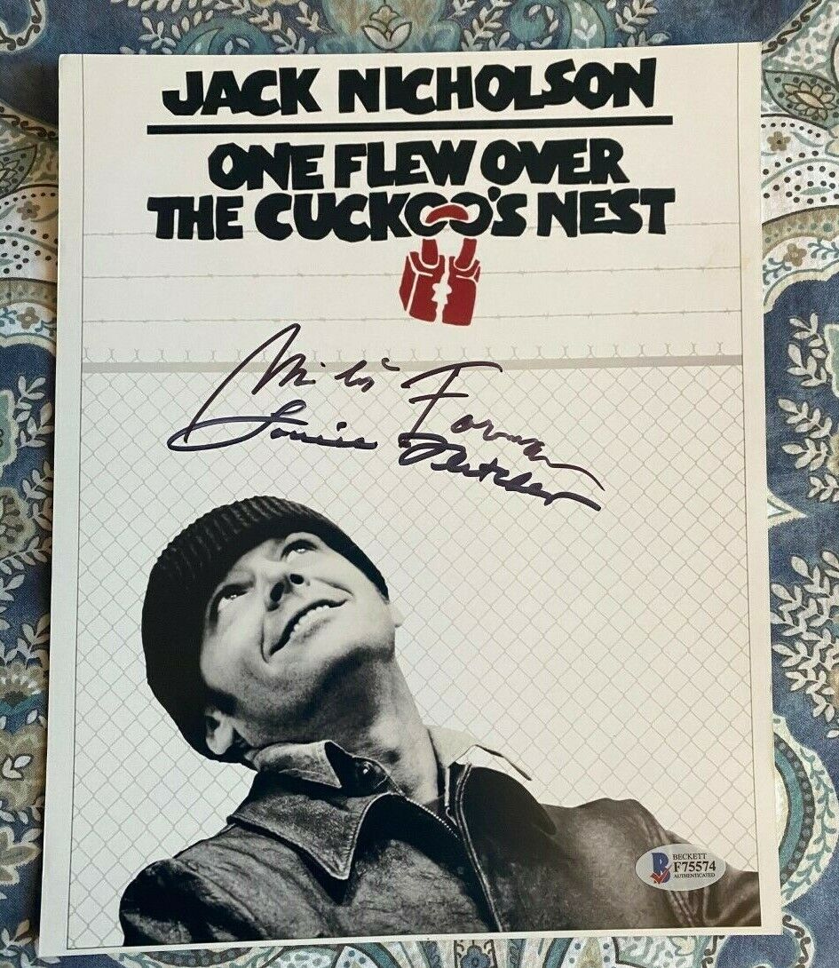 Milos Forman Louise Fletcher signed autographed 8x10 Photo Poster painting Cuckoo’s Nest COA