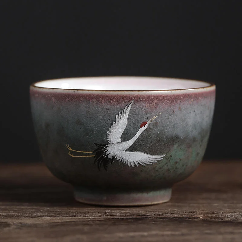 Rui He Chengxiang Crane Cup Handmade