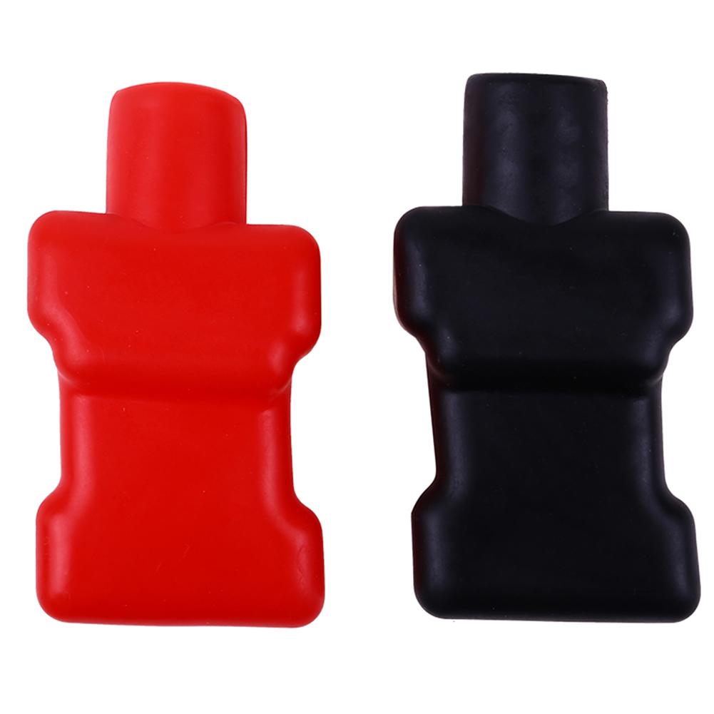 

2pcs Car Battery Negative Positive Terminal Covers PVC Insulating Protector, 501 Original