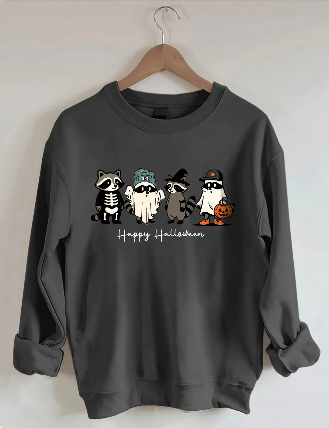 Cute Raccoon Ghost Sweatshirt