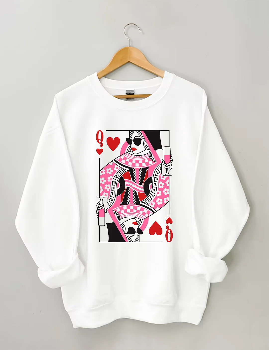Queen Of Hearts Sweatshirt