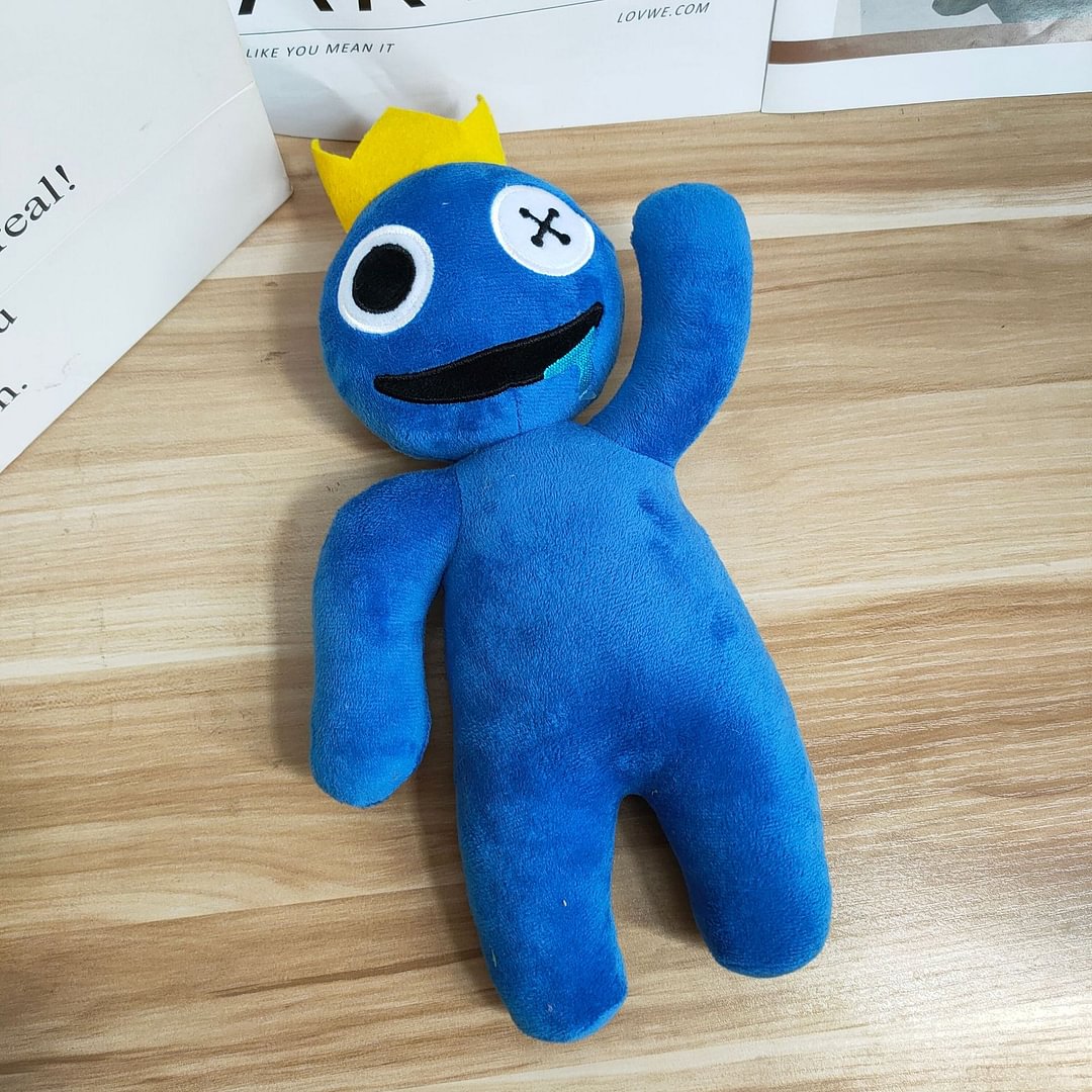 rainbow friends plush blue