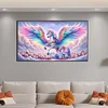 (40*70cm)Unicorn - Full Round Drill Diamond Painting