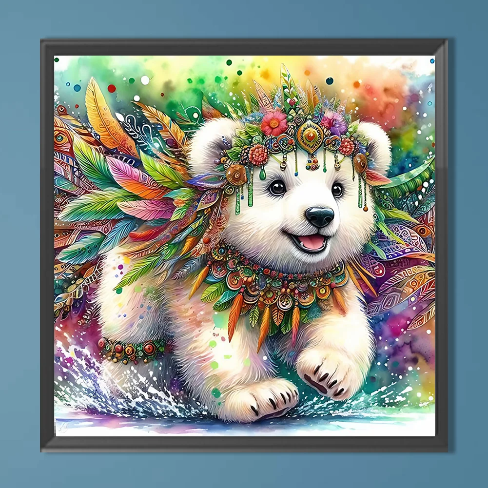 Diamond Painting - Full Round Drill - Bear(Canvas|40*40cm)