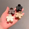 10PCS Neutral Plain Colors Flower Shape Hair Claws