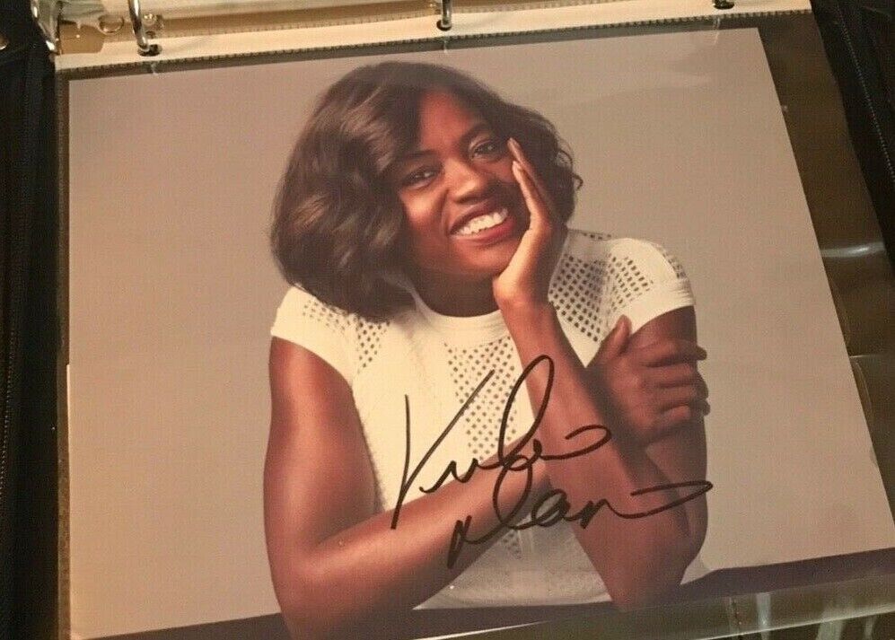 VIOLA DAVIS Actress Hand Signed Autographed 8x10 Photo Poster painting with COA!  Shipping!