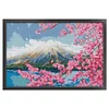 [Brand]Mount Fuji - 14CT Stamped Cross Stitch - 59*40cm - Natural