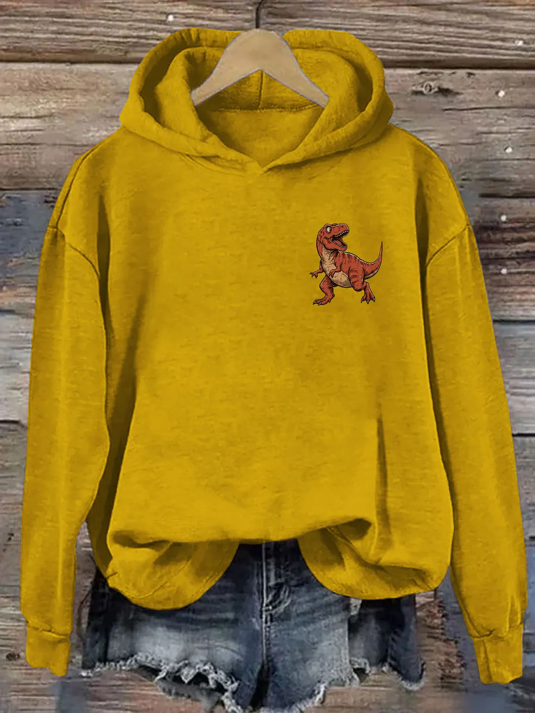 Dinosaurs Didn't Pray Funny Christian Hoodie