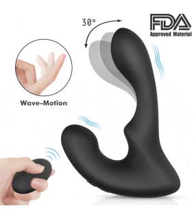 S-Hande Silicone Prostate Massager Electric Vibrating Butt Plug