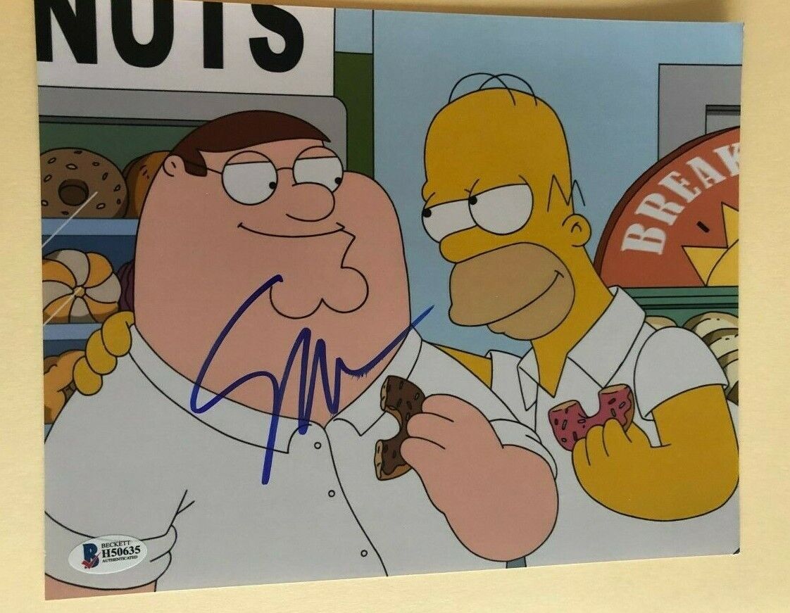 Seth MacFarlane signed autographed 8x10 Photo Poster painting Family Guy Simpsons Beckett COA