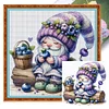 (Multi-Style) Vegetable Fruit Gnome-11CT Stamped Cross Stitch 45*45cm/17.72*17.72in