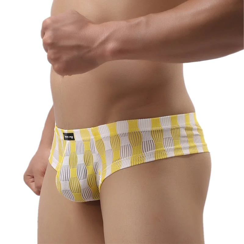 Aonga  Mens Underwear Men Low Waist Boxers Panties Man  Big U Convex Pouch Boxers Trunks Lingerie Translucent Underpants