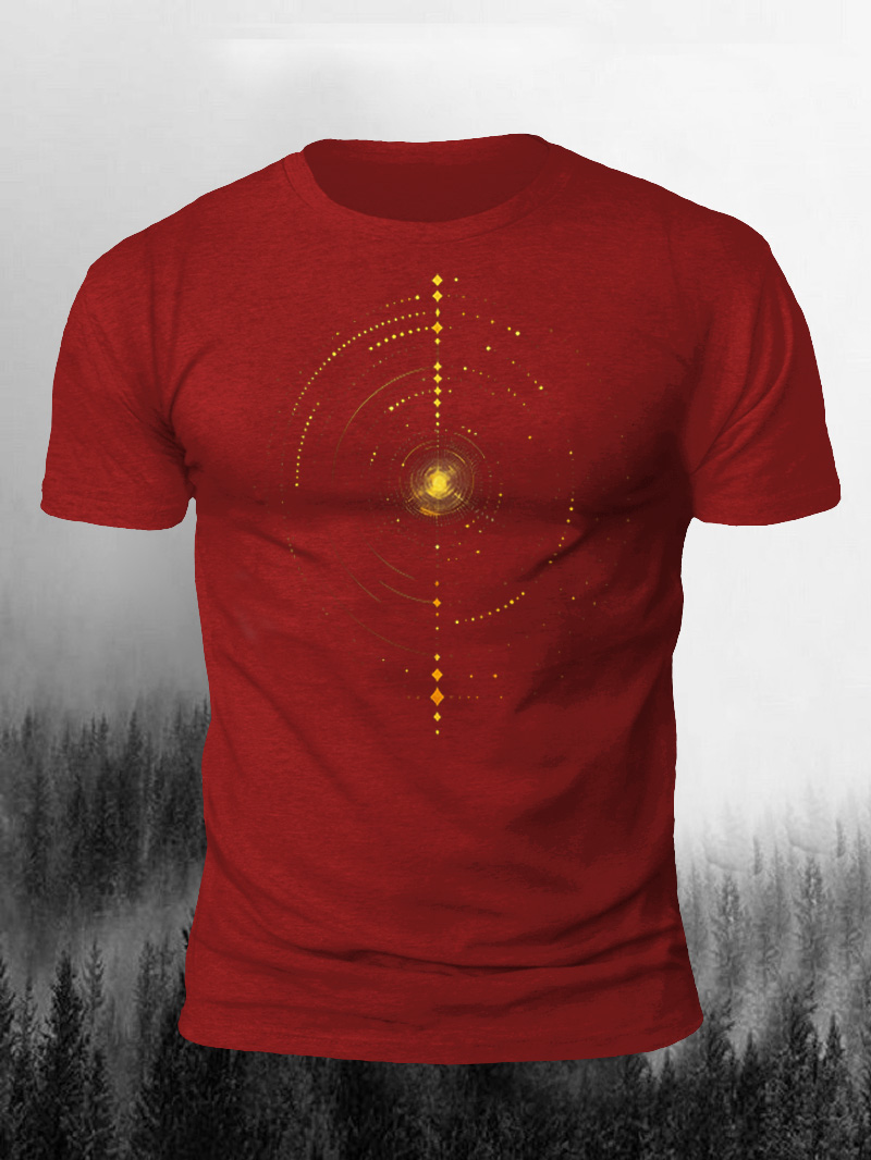 Men's Space Series Printed Short-Sleeve T-shirt