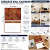 2027 New DIY Diamond Painting Flower Owl Wall Calendar Kit 12-Month Flip Calendar Design Home Decor