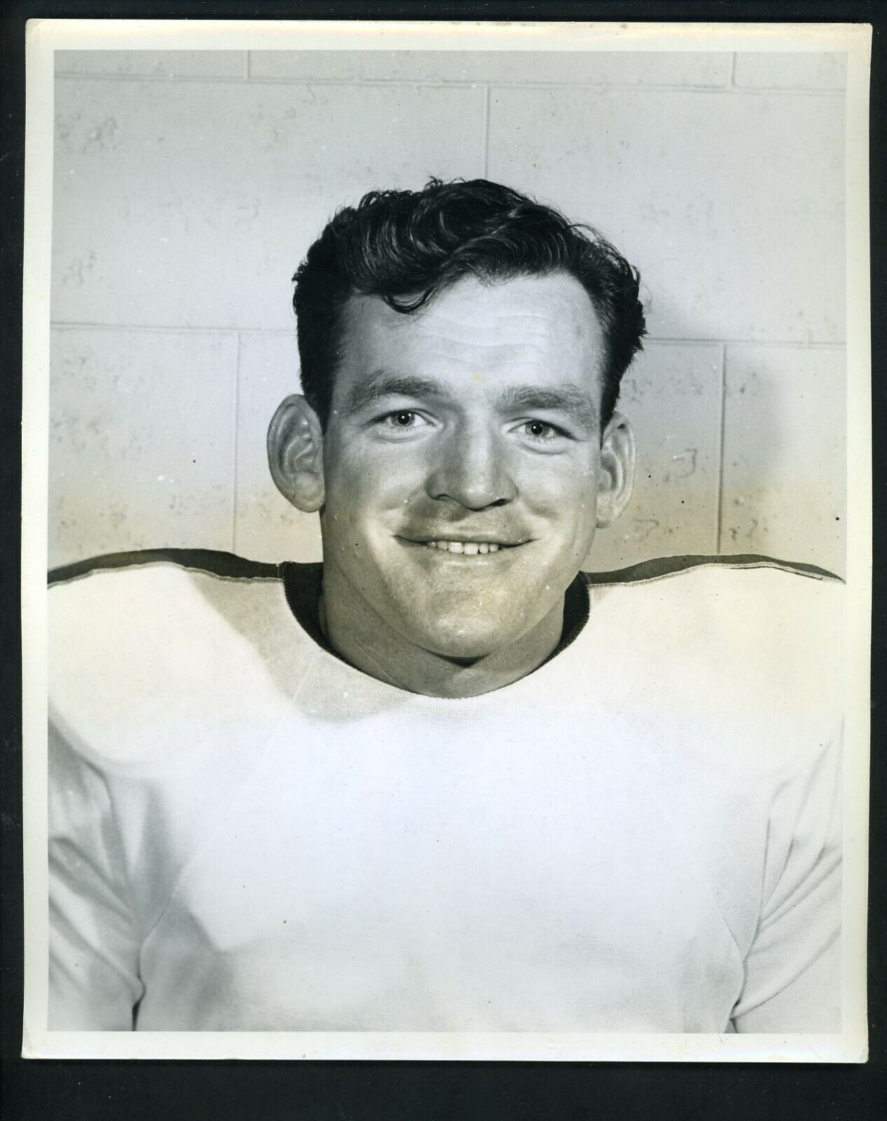 Bill Kellagher 1946 Type 1 Press Photo Poster painting AAFC Chicago Rockets Inaugural Season