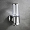Stainless Steel Pull Rod Three-Head Soap Dispenser Wall-Mounted Manual Press Shower Gel Suitable For Bathroom Toilet Hotel