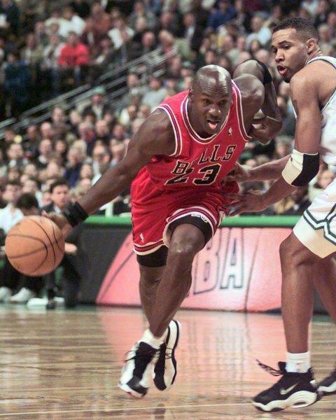 MICHAEL JORDAN Chicago Bulls Glossy 8 x 10 Photo Poster painting Poster Man Cave