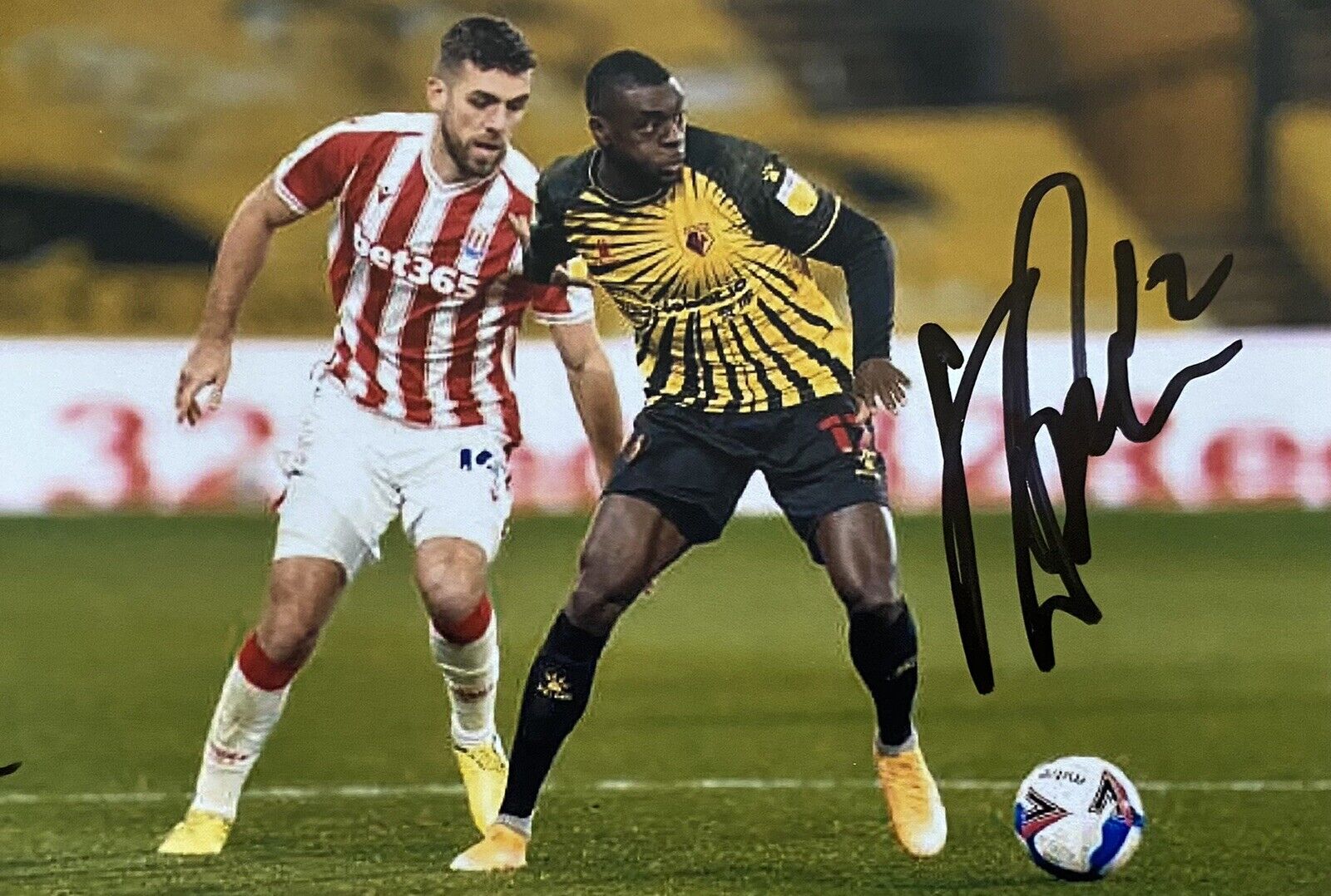 Ken Sema Genuine Hand Signed Watford 6X4 Photo Poster painting