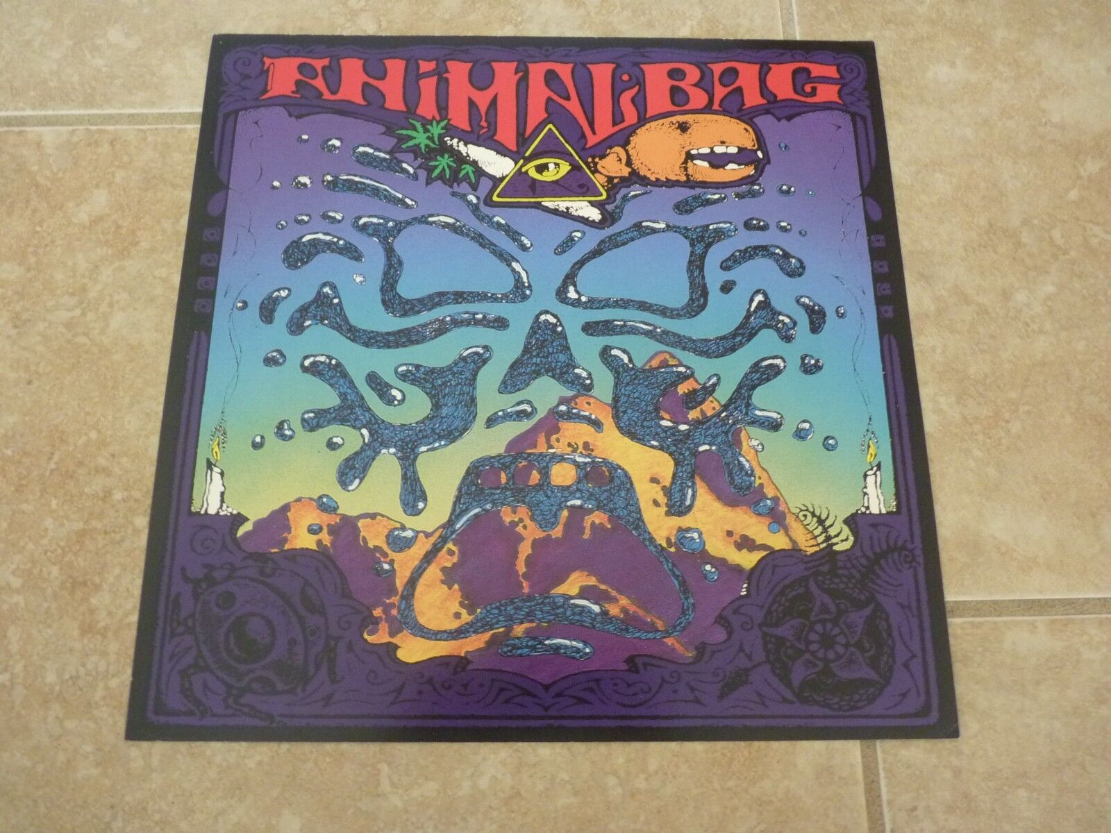 Animal Bag 1992 Promo LP Record Photo Poster painting Flat 12x12 Poster